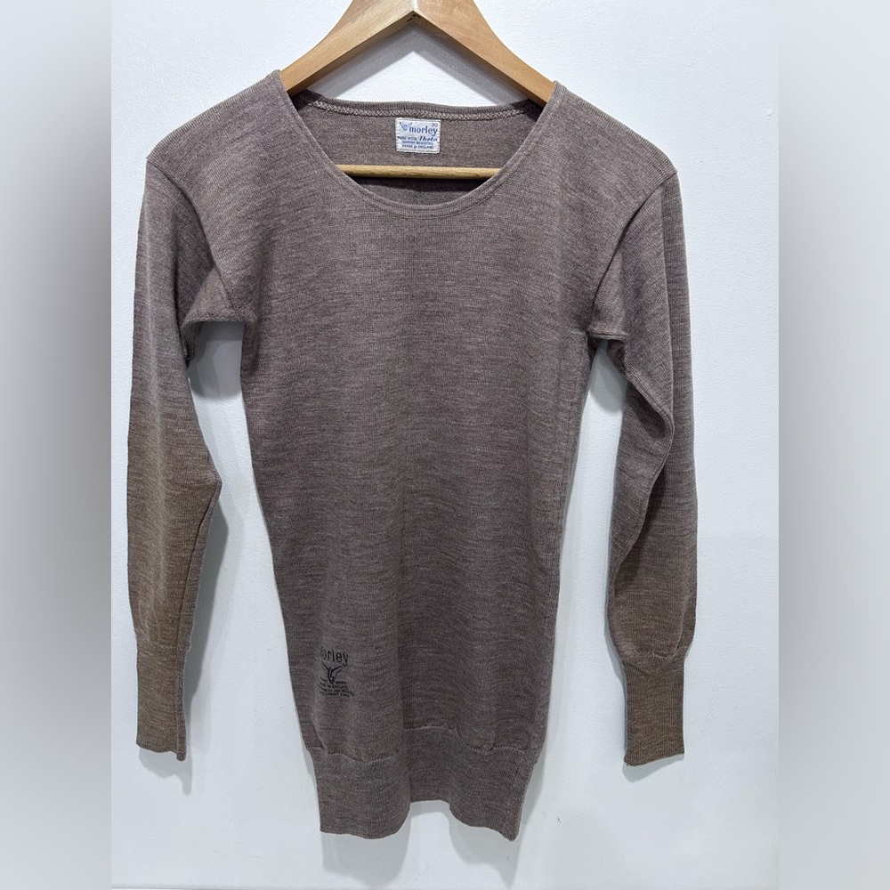 Morley‎ 100% Pure Wool Theta Shrink Resisting Sweater Pullover Made in England